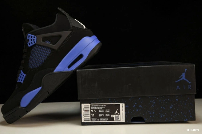 Rep TBK Retro Black Royal 4 CT8527-018 Game Jordan 0730